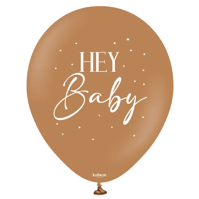 kalisan-gender-reveal-hey-baby-luftballon-18-2-stk-beige image 1