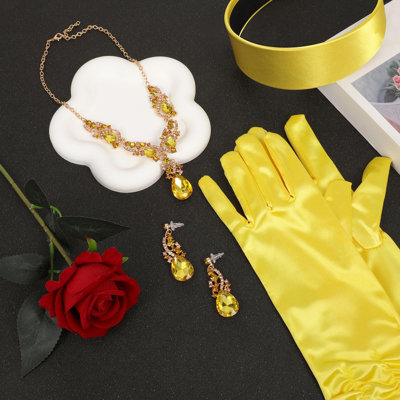 howaf-belle-kost-m-damen-set-krone-handschuhe-schmuck-rose image 4