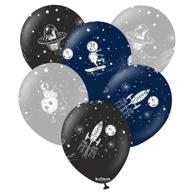 kalisan-space-nebula-space-luftballons-schwarz-25-st-ck image 1