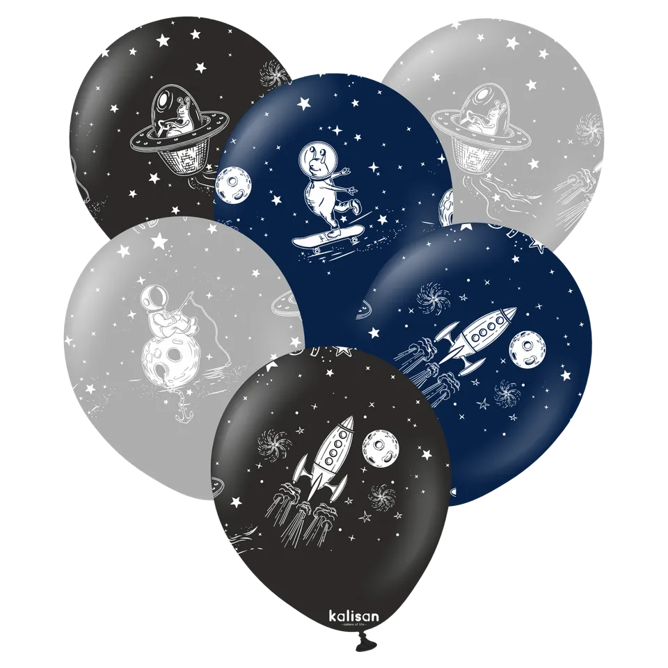 kalisan-space-nebula-space-luftballons-schwarz-25-st-ck image 1