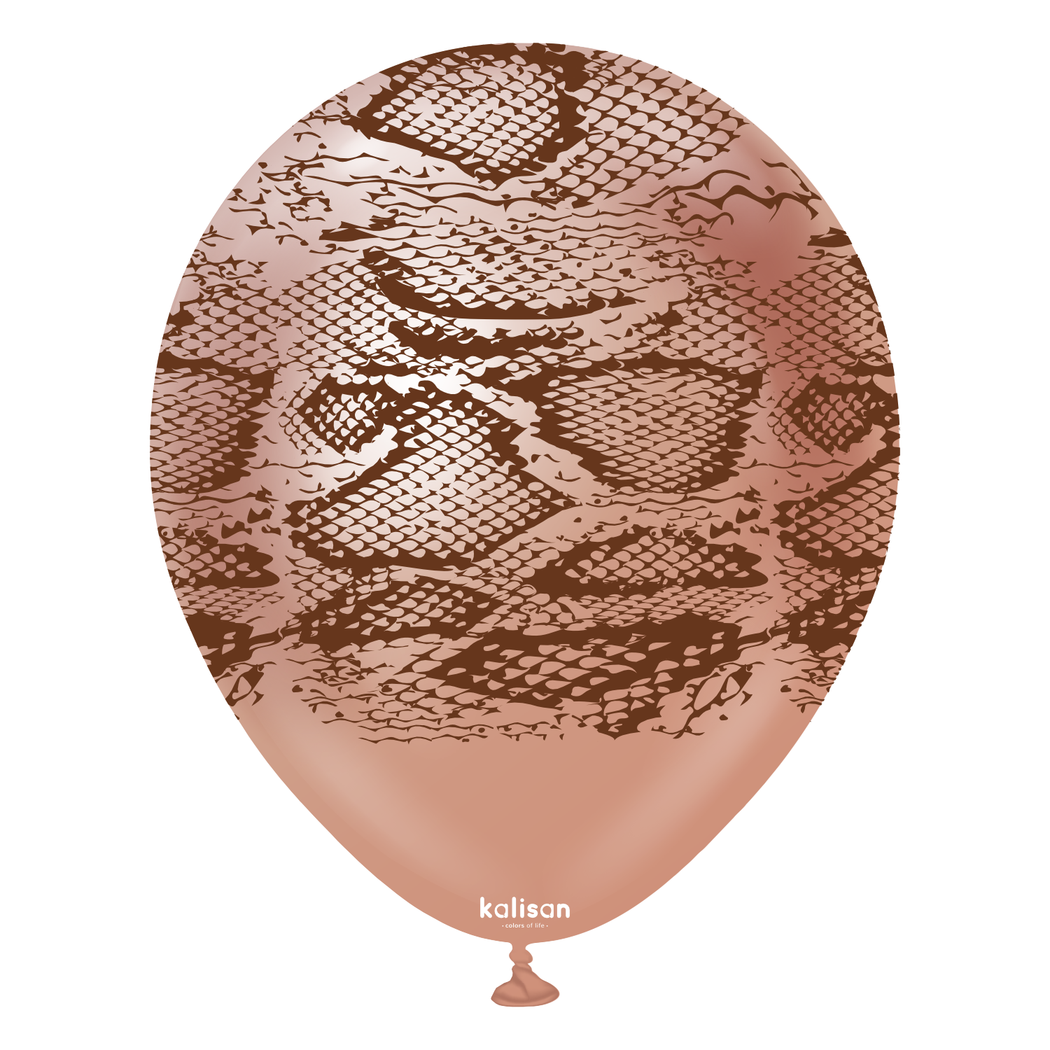kalisan-safari-snake-mirror-rose-gold-luftballons-25-st-ck image 1