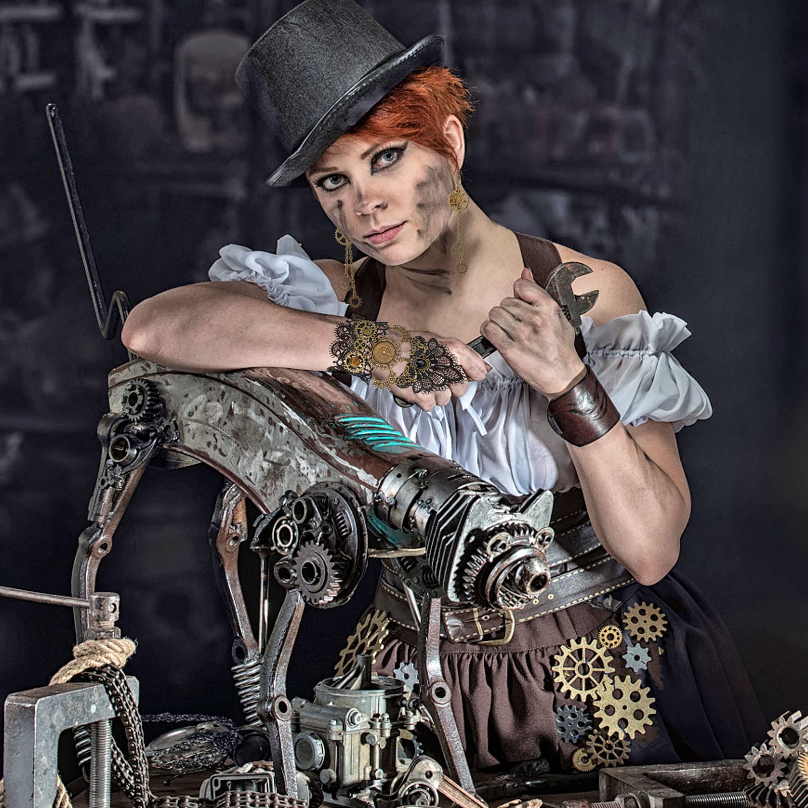 howaf-steampunk-1-schmuckset-damen-zahnr-der-spitze image 6