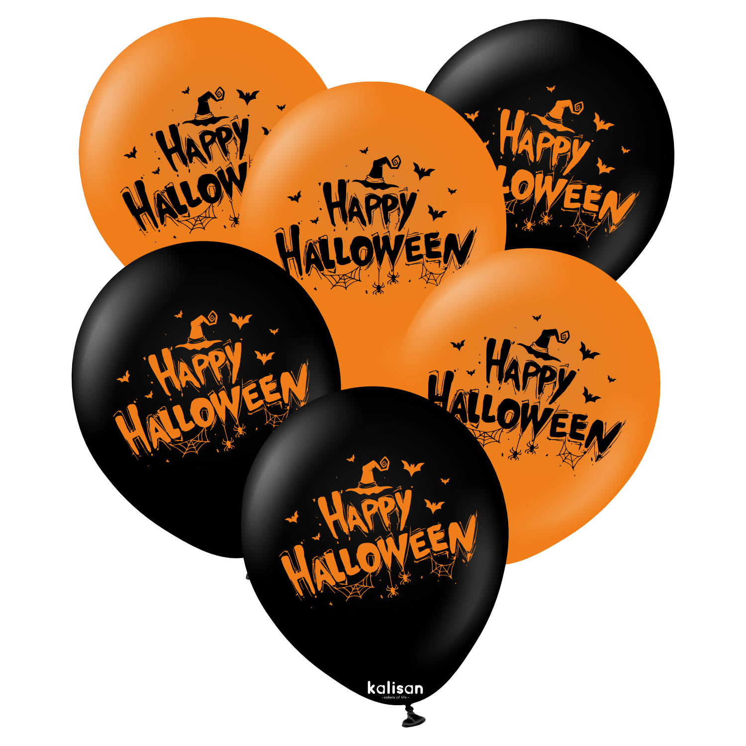 kalisan-halloween-happy-halloween-luftballons-25-st-ck image 1