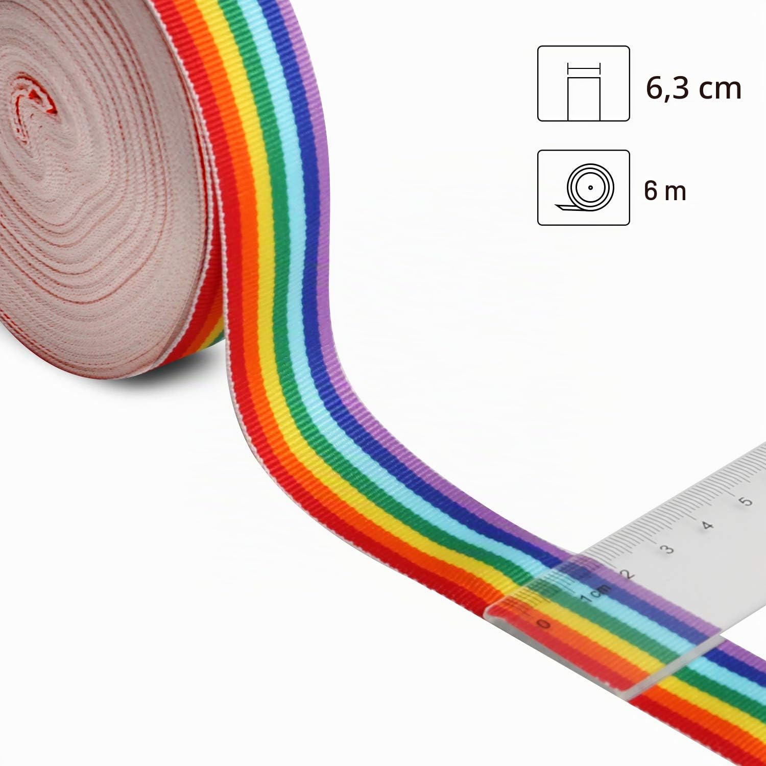 howaf-regenbogen-band-ripsband-25mm-20m-polyester image 4