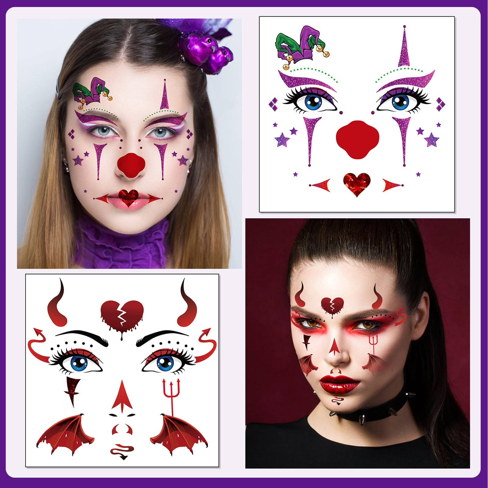 howaf-temporary-tattoos-dia-de-los-muertos-10-bl-tter-gesicht image 4