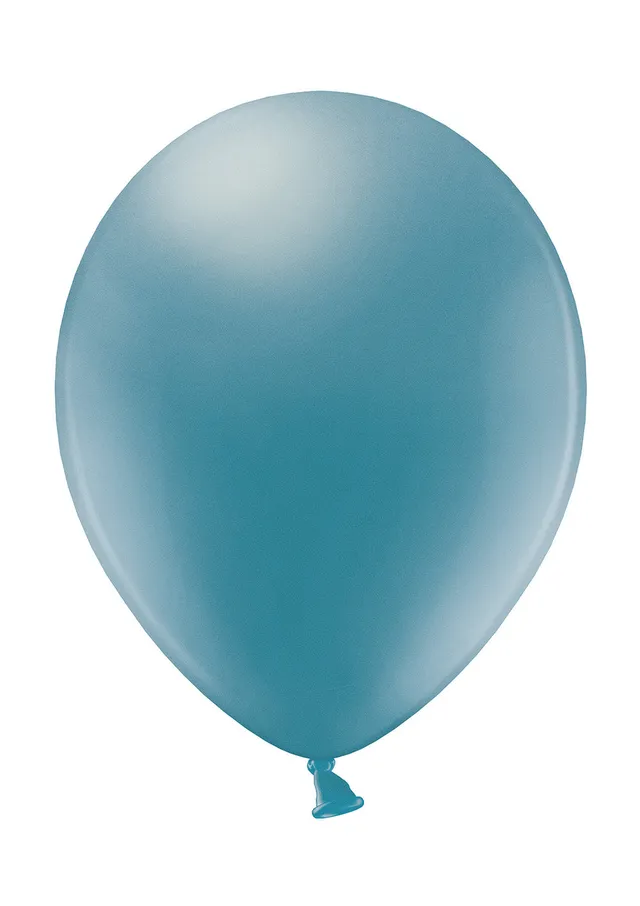 green-paw-glossy-balloons-luftballons-blau-50-st-ck-gl-nzend image 1