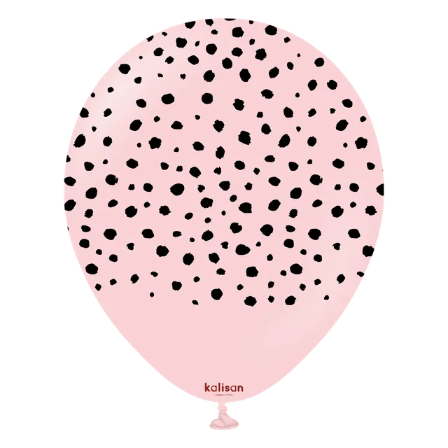 kalisan-safari-theme-cheetah-macaron-pink-luftballons-25-st-ck image 1