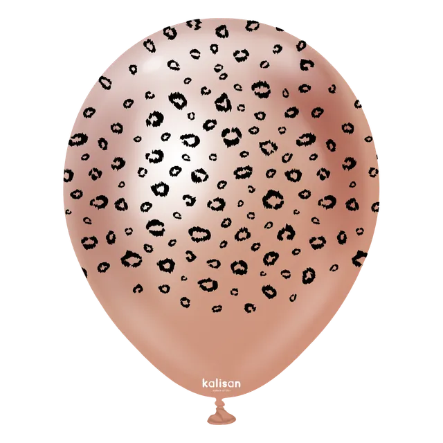 kalisan-safari-leopard-mirror-rose-gold-luftballons-25st image 1