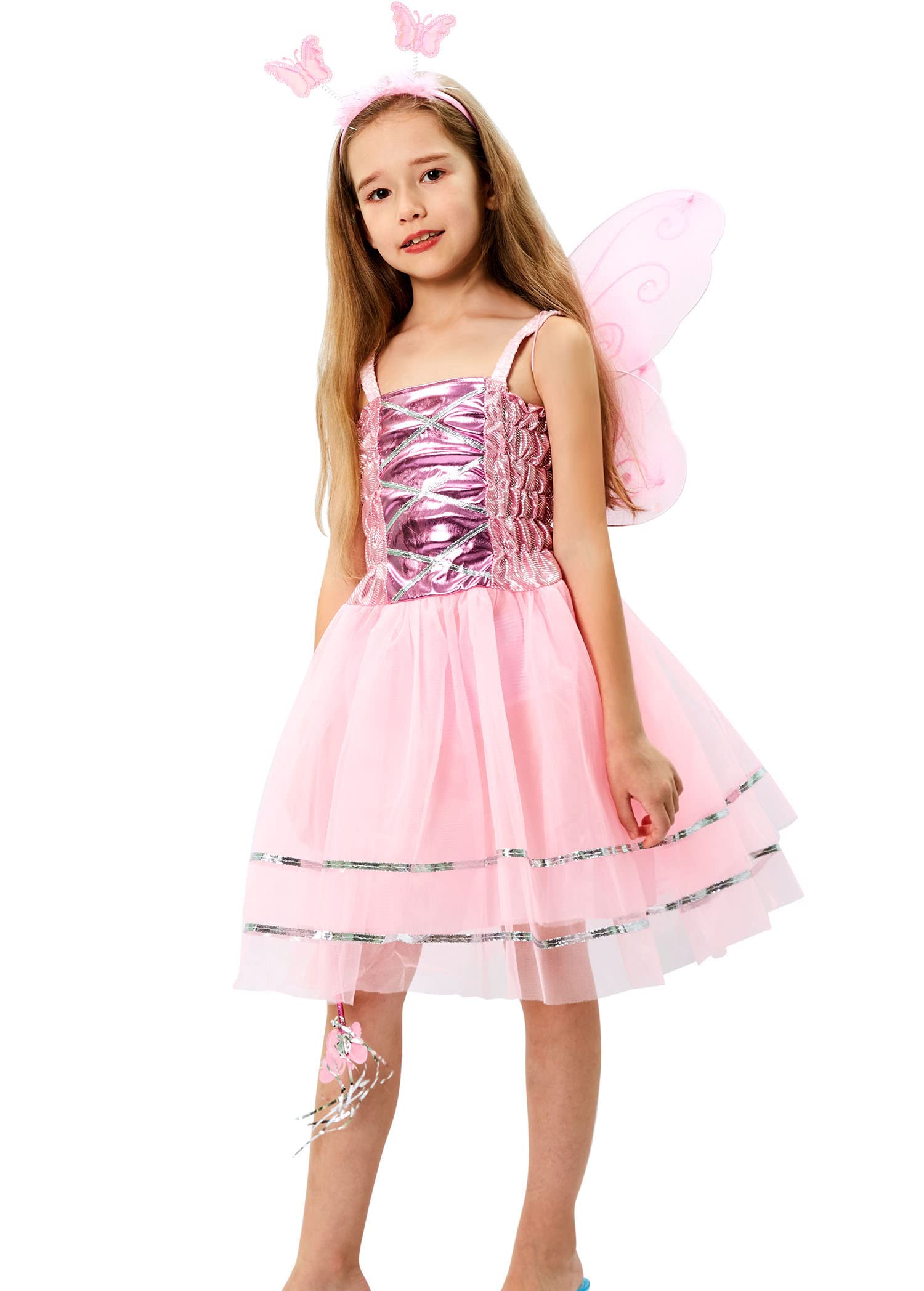 tacobear-costume-feenkost-m-kinder-5tlg-schmetterling-rosa image 6