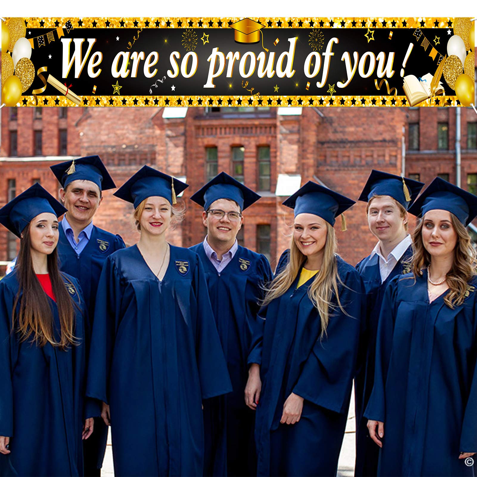 howaf-we-are-so-proud-of-you-banner-abschluss-schwarz-gold-270-cm image 5