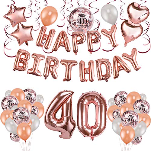 howaf-balloons-geburtstagsdeko-40-frau-ros-gold-set image 7
