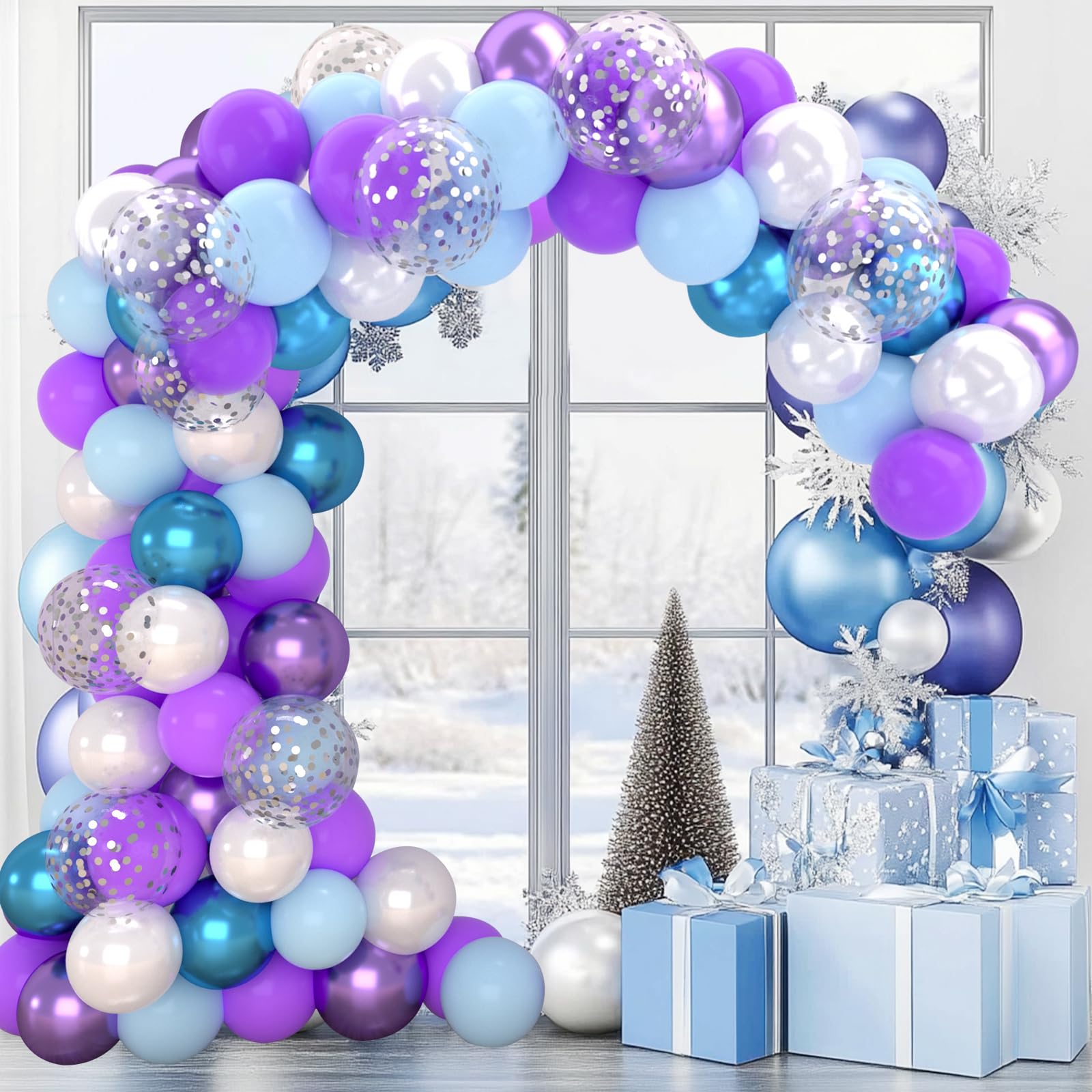qifu-luftballons-blau-lila-wei-52-st-ck-12-zoll-konfetti image 3