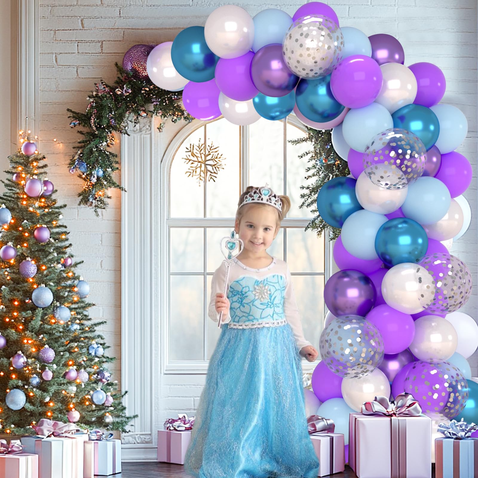 qifu-luftballons-blau-lila-wei-52-st-ck-12-zoll-konfetti image 6