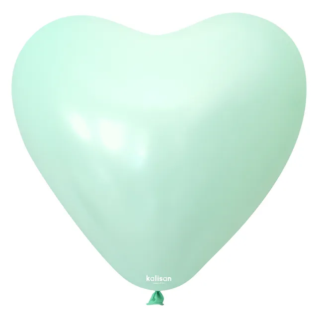 kalisan-macaron-colors-12-herz-luftballon-macaron-green-matt image 1