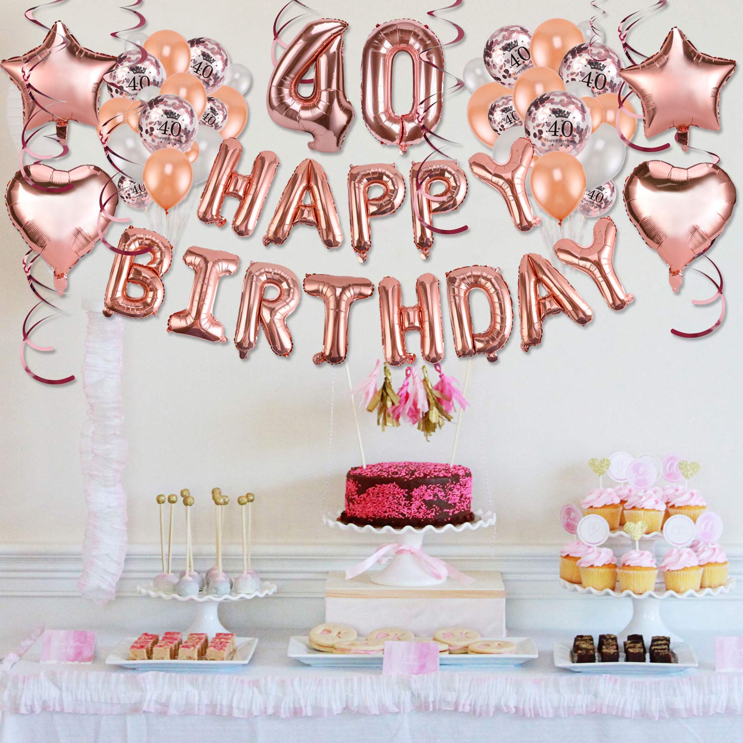 howaf-balloons-geburtstagsdeko-40-frau-ros-gold-set image 5