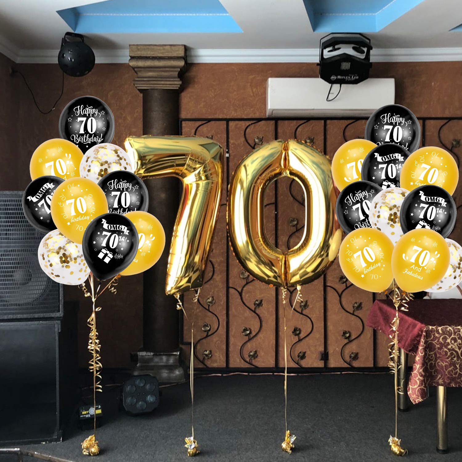howaf-70-geburtstag-luftballons-schwarz-gold-30-st-ck-12-zoll image 6