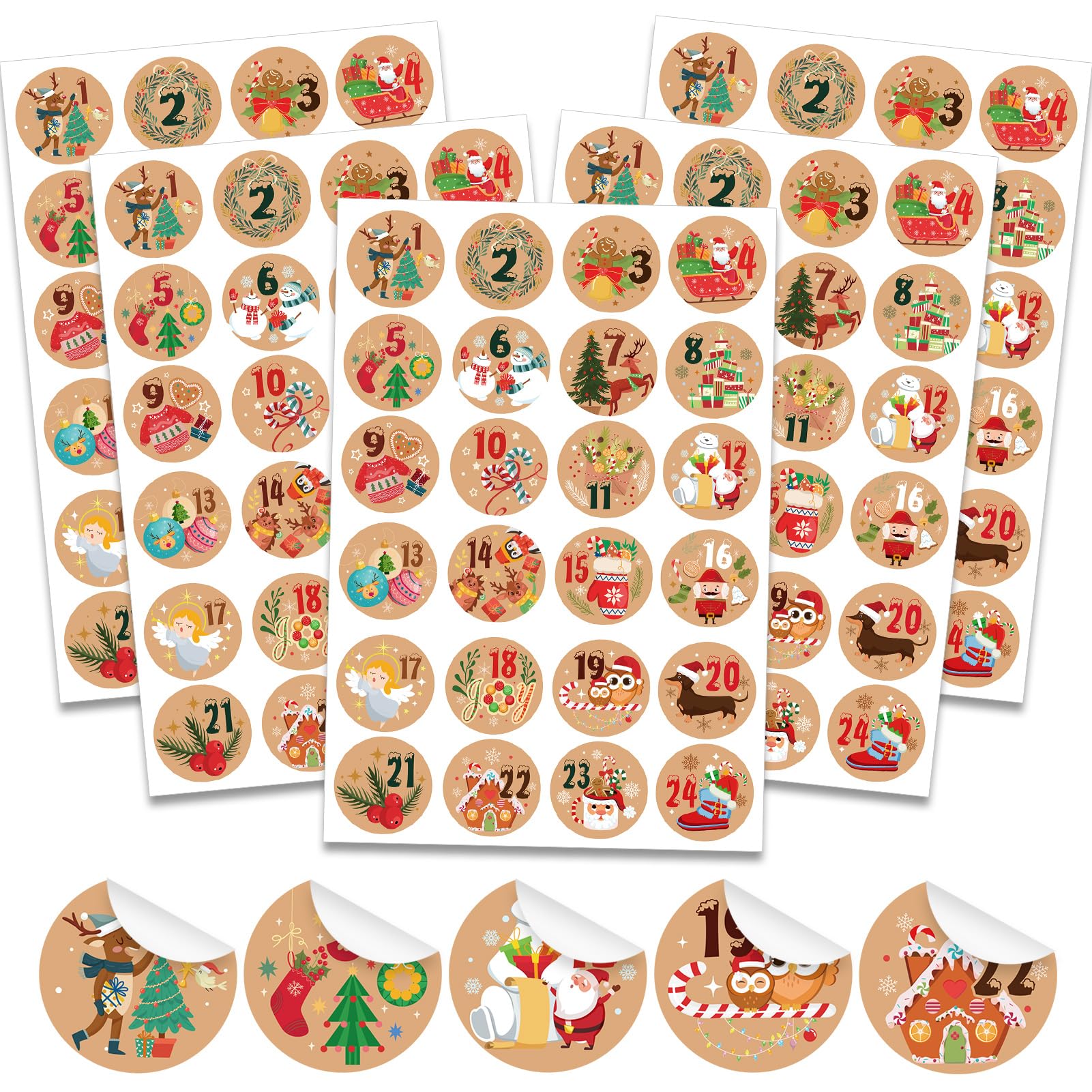 howaf-adventskalender-aufkleber-zahlen-1-24-8-b-gen-kraft image 1