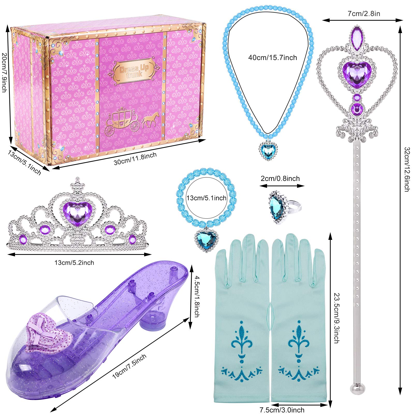 tacobear-prinzessin-kost-m-zubeh-r-set-schuhe-3-6-jahre image 6