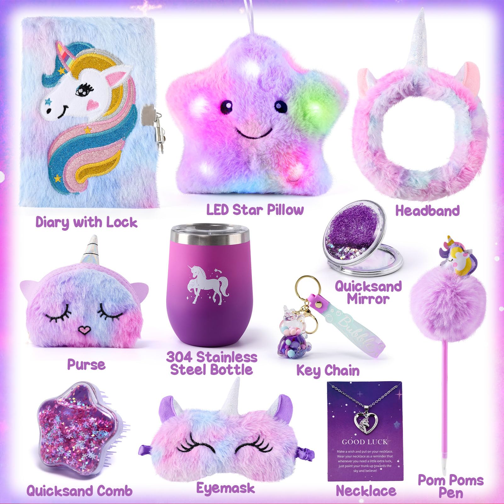tacobear-einhorn-geschenkset-m-dchen-mit-kissen-tagebuch image 2