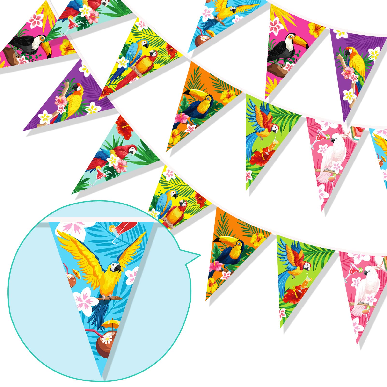 howaf-hawaii-girlande-tukan-papagei-banner-16-wimpel image 1