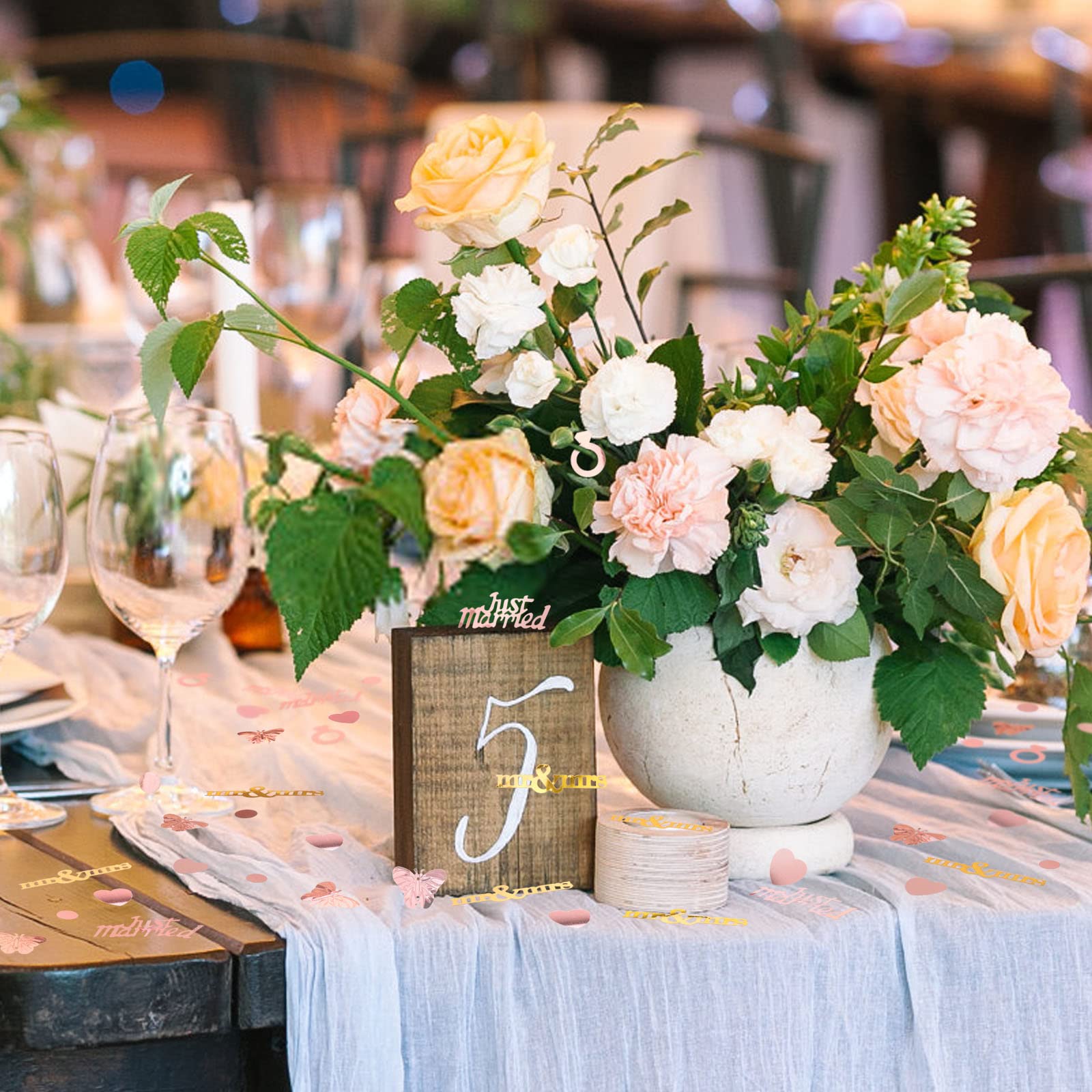 howaf-hochzeit-streudeko-konfetti-ros-gold-70-g image 7