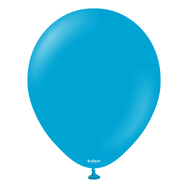 kalisan-standard-colors-caribbean-blue-luftballons-25-st-ck image 1