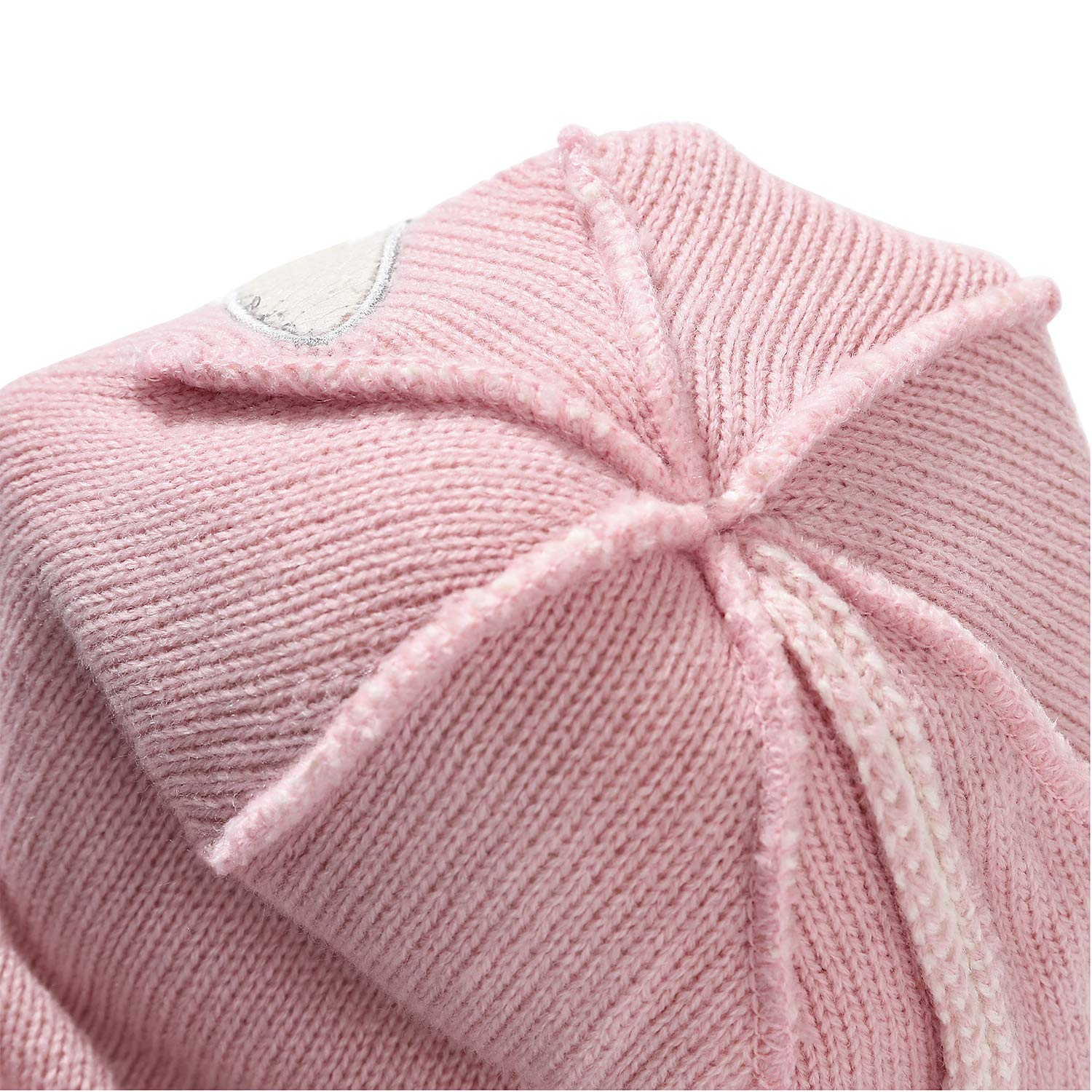 tacobear-einhorn-m-tze-kinder-rosa-strickm-tze-handschuh image 5