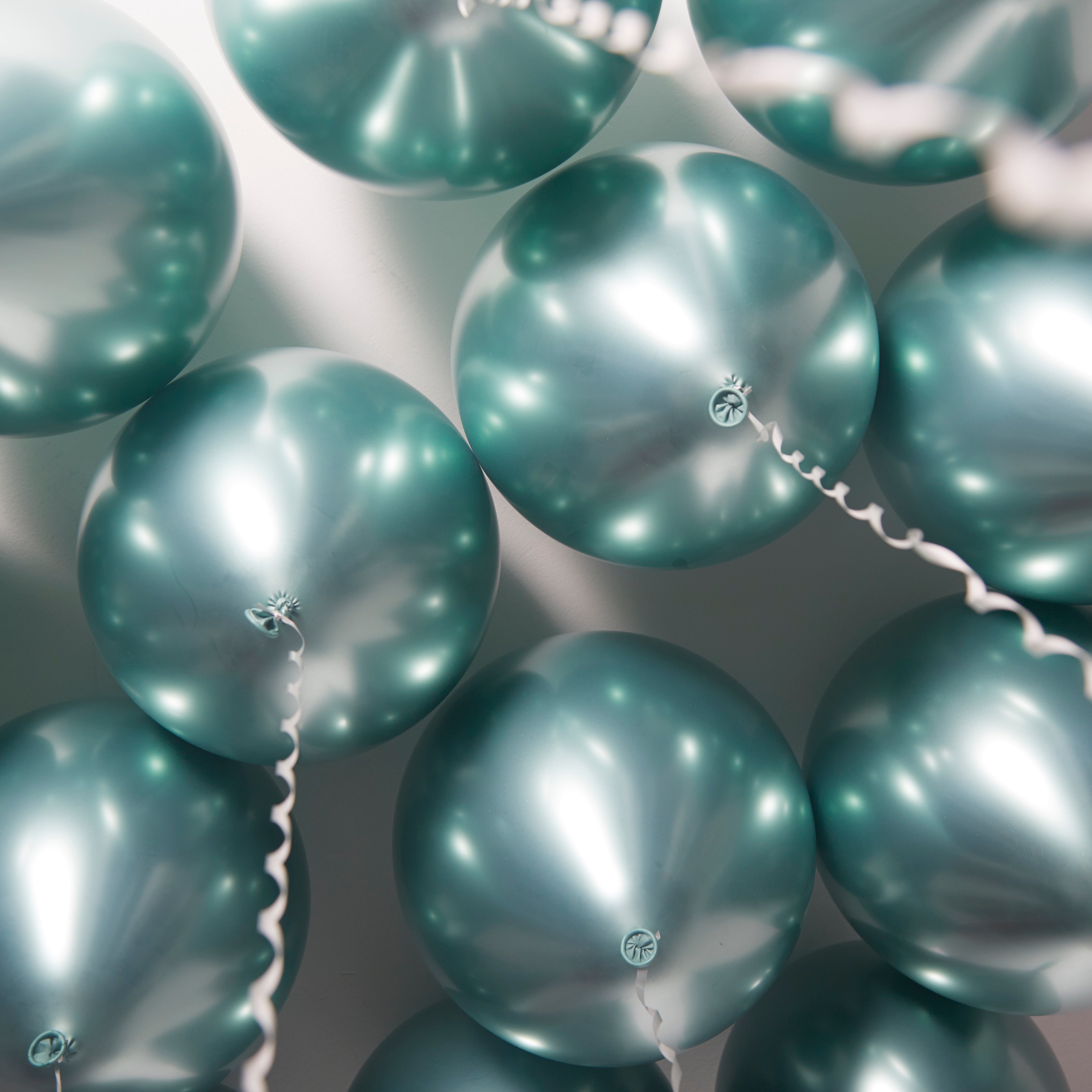 green-paw-glossy-balloons-luftballons-gr-n-25-st-ck-helium image 4