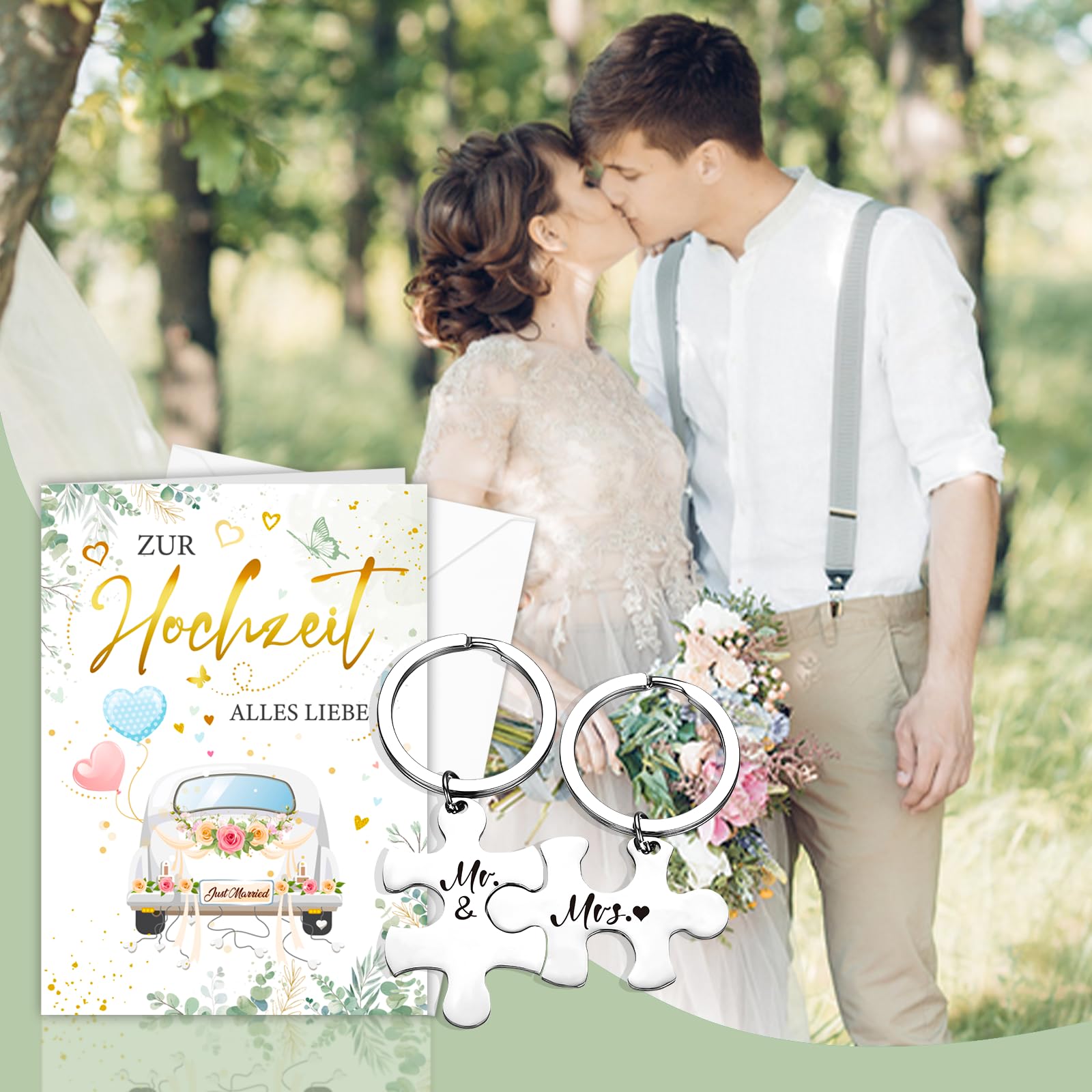 howaf-hochzeitskarte-mit-mr-mrs-schl-sselanh-nger-1-stk image 5