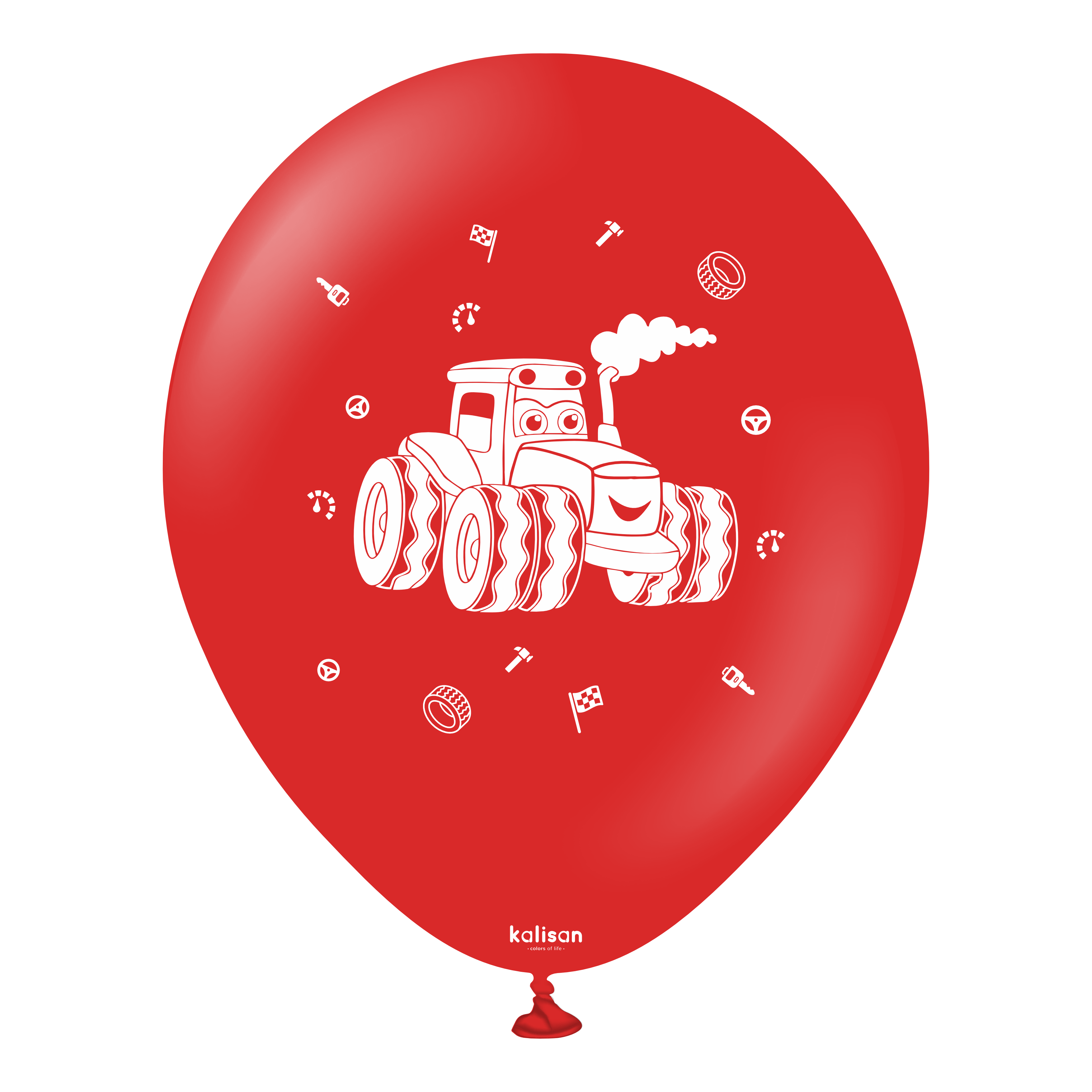 kalisan-party-theme-vehicles-luftballons-25-st-ck-bunt image 5