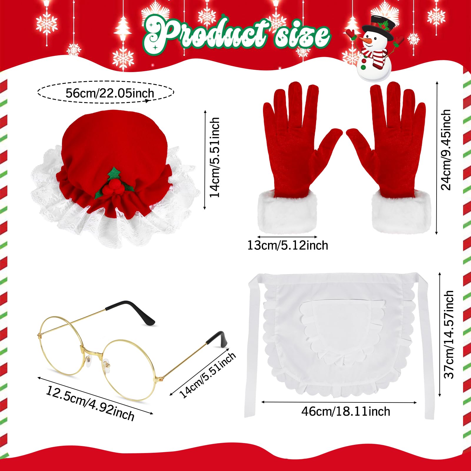 howaf-weihnachtsfrau-kost-m-damen-4-teiliges-kost-mset-mit-m-tze image 2