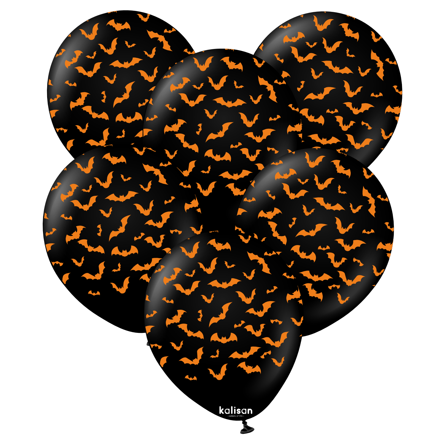 kalisan-halloween-bat-fledermaus-luftballons-schwarz-25-st-ck image 1