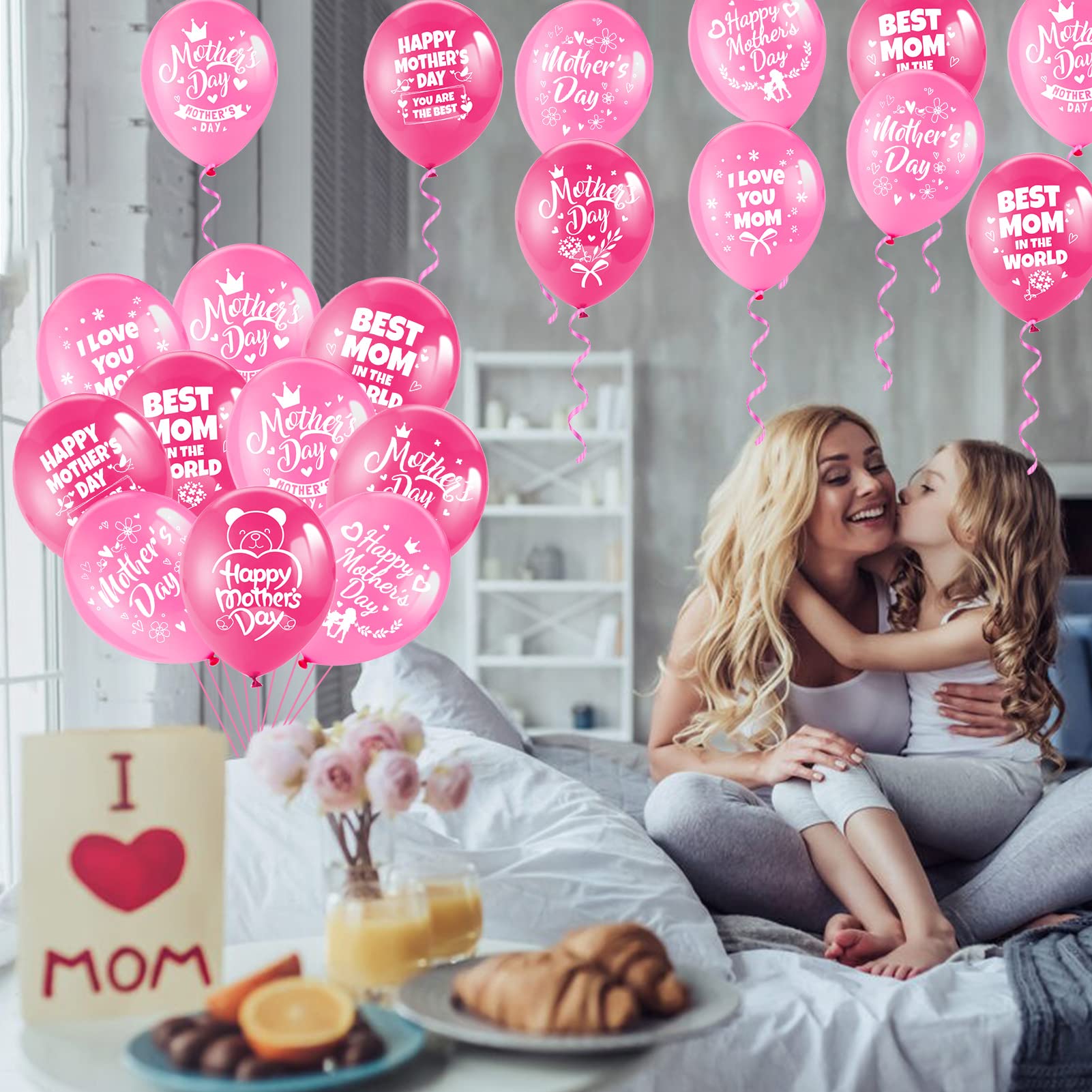 howaf-muttertag-luftballons-rosa-32er-set-happy-mothers-day image 7