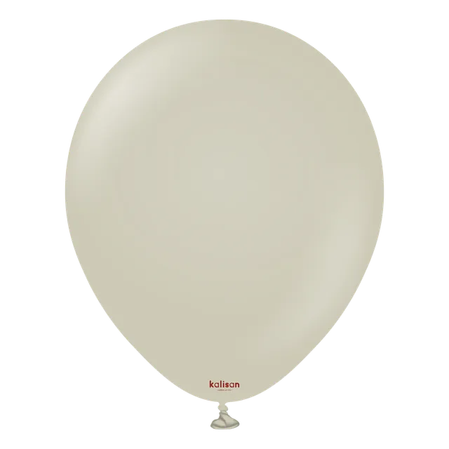 kalisan-retro-colors-stone-luftballon-12-25-st-ck-matt-grau image 1