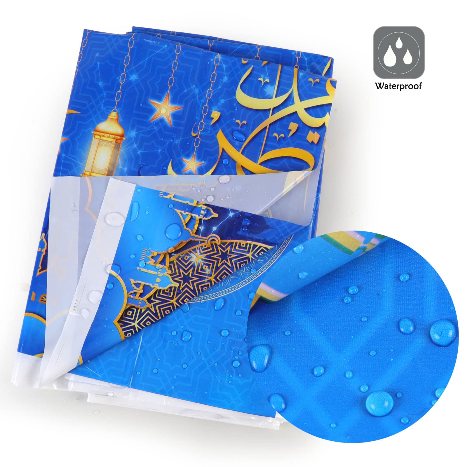 howaf-ramadan-tischdecke-eid-mubarak-2-st-ck-blau-274x137cm image 7