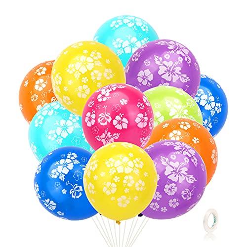 howaf-hawaii-luftballons-hibiskus-35-st-ck-latex-bunt-12-zoll image 8
