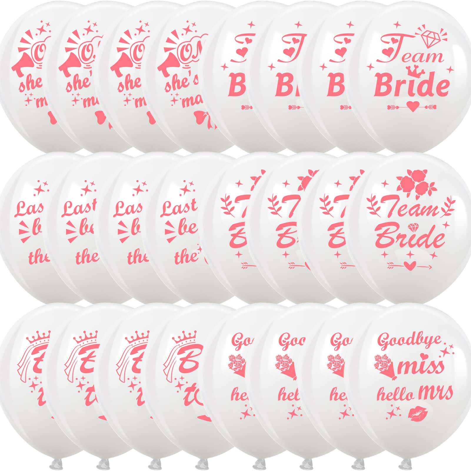 howaf-bride-to-be-luftballons-wei-rosegold-24-st-ck-latex image 3