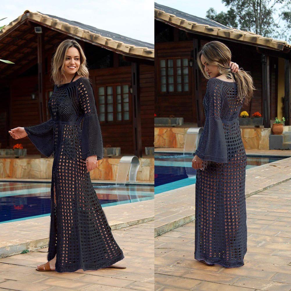 tacobear-beach-cover-up-strandkleid-damen-schwarz-lang image 5