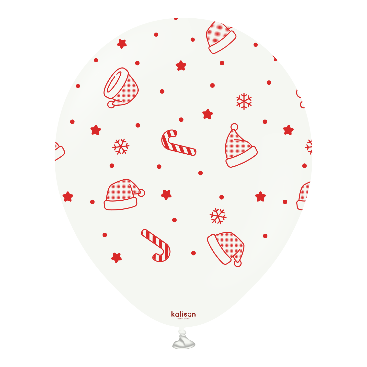 kalisan-new-year-christmas-pattern-luftballons-12-25-stk-rot image 2