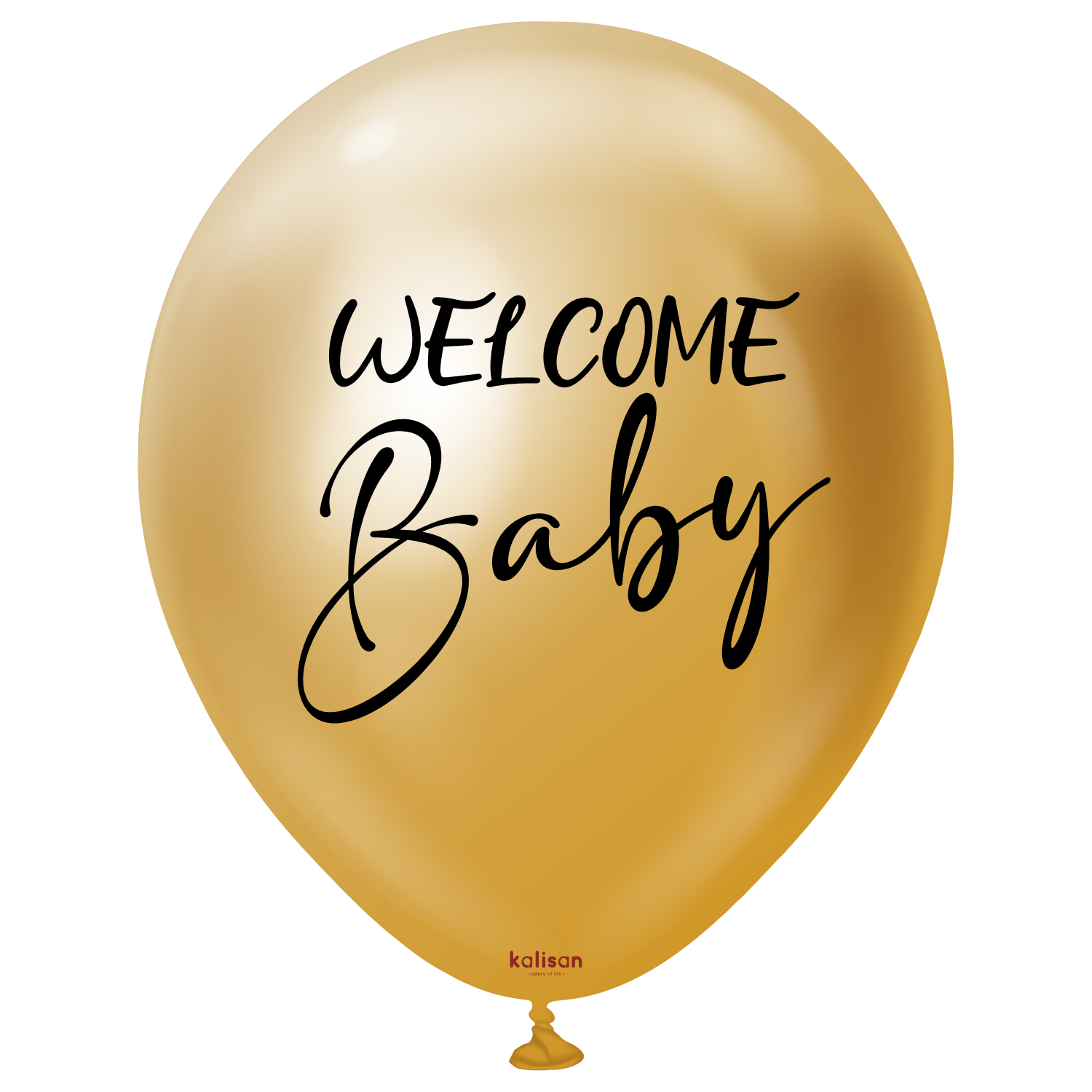 kalisan-gender-reveal-welcome-baby-luftballon-mirror-gold-18-2-st-ck image 1
