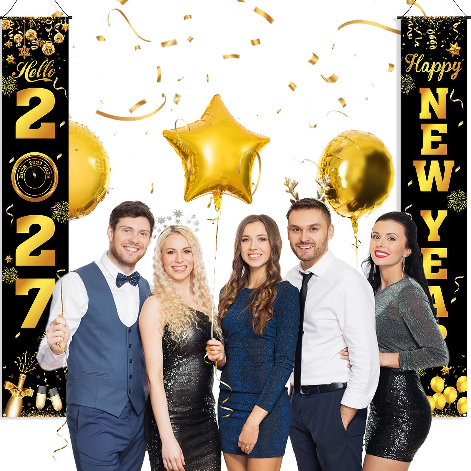 howaf-neujahr-t-rbanner-set-3-tlg-hello-2027-schwarz-gold image 7