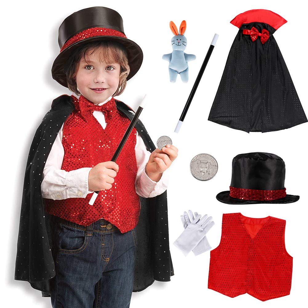 tacobear-zauberer-kost-m-kinder-9-tlg-magier-set-mit-zubeh-r image 1