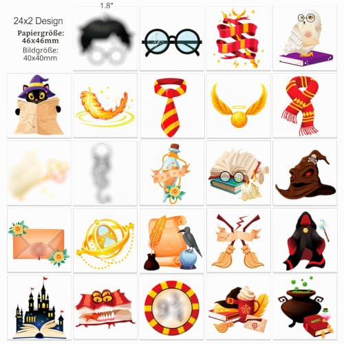 howaf-zauberer-tattoos-tempor-r-48-stk-kinder-mitgebsel image 6