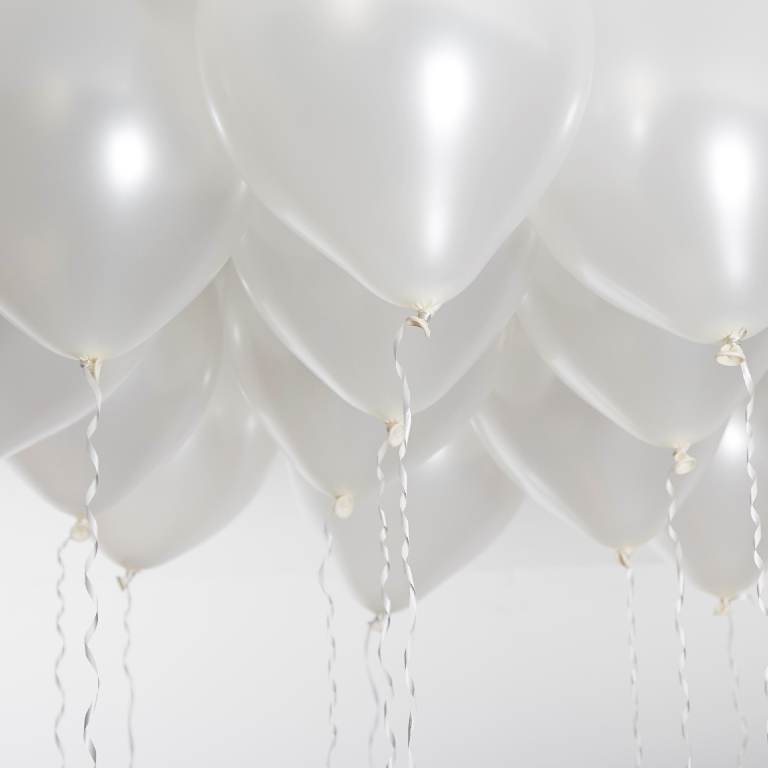 green-paw-metallic-balloons-luftballons-wei-50-st-ck-metallic image 2