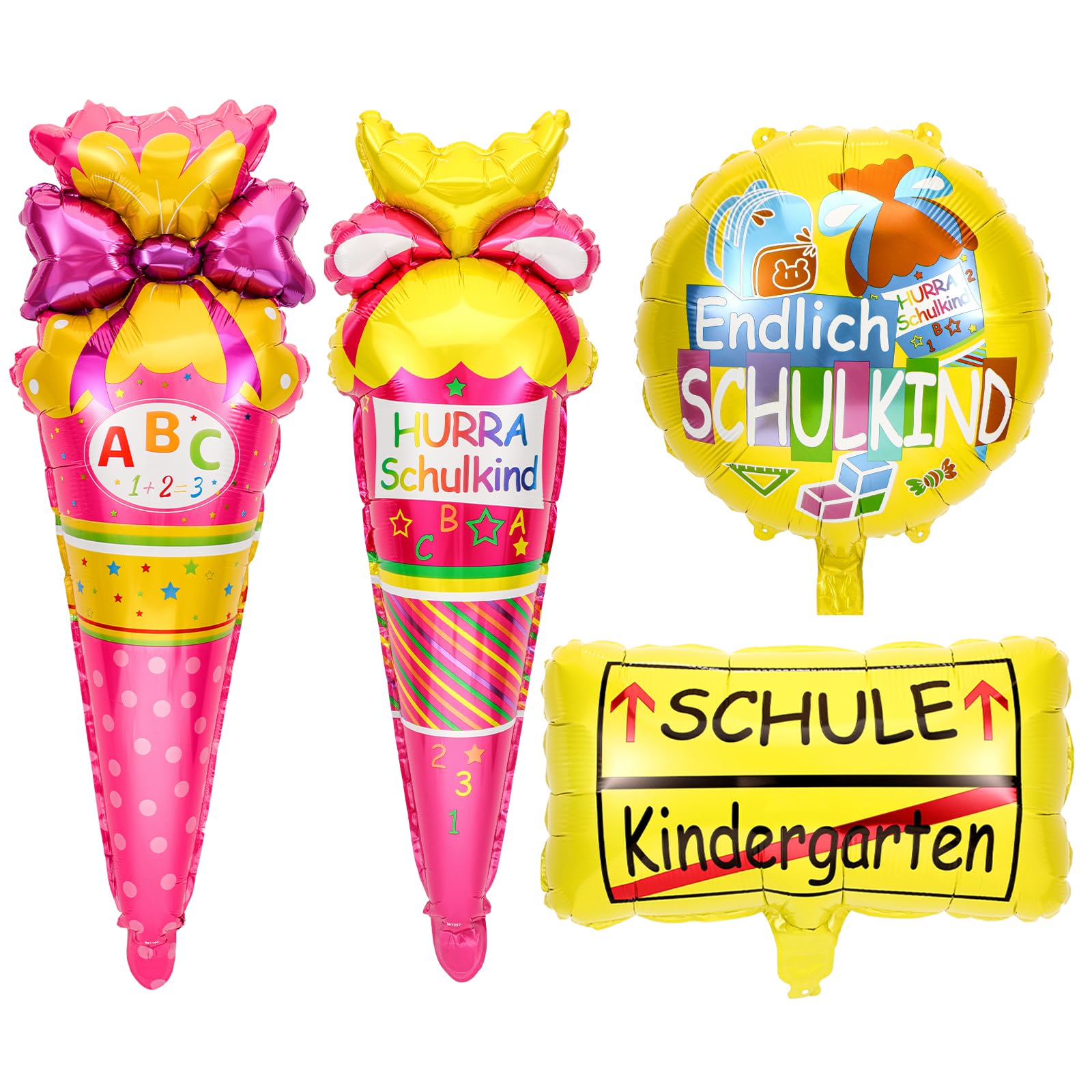 howaf-balloons-dino-einschulung-deko-2026-blau-set image 8