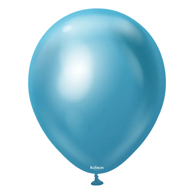 kalisan-mirror-blue-luftballons-12-zoll-25-st-ck-chromblau image 1