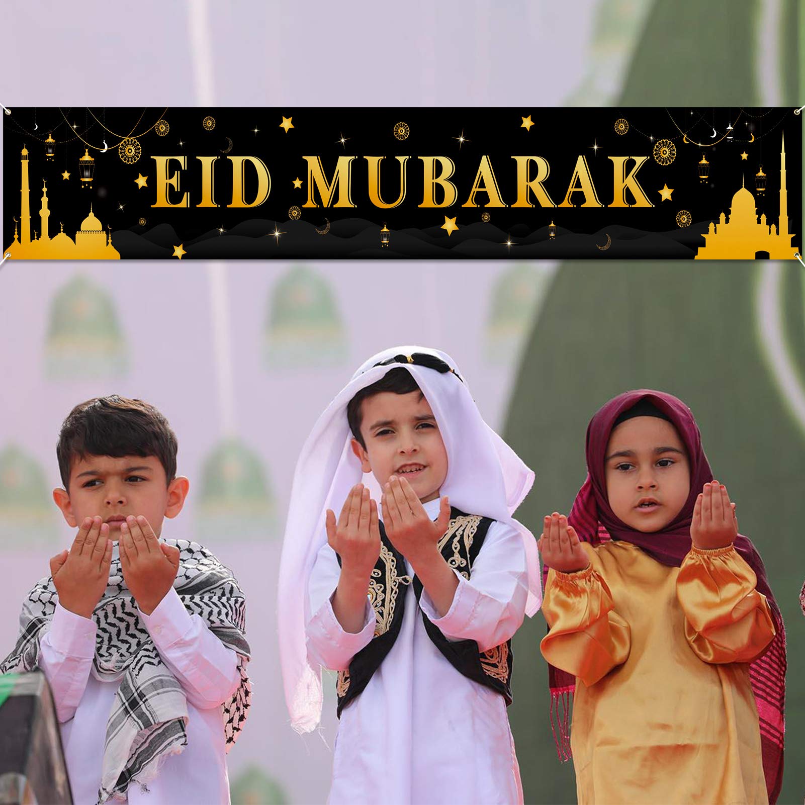 howaf-eid-mubarak-banner-stoff-180-x-30-cm-mond-stern image 4
