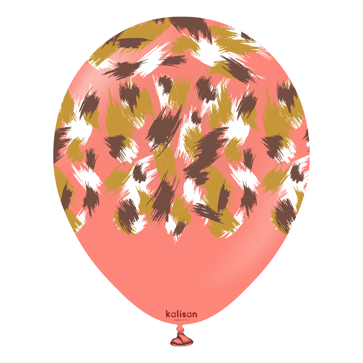 kalisan-safari-savanna-coral-luftballons-12-25-stk-gold-wei image 1