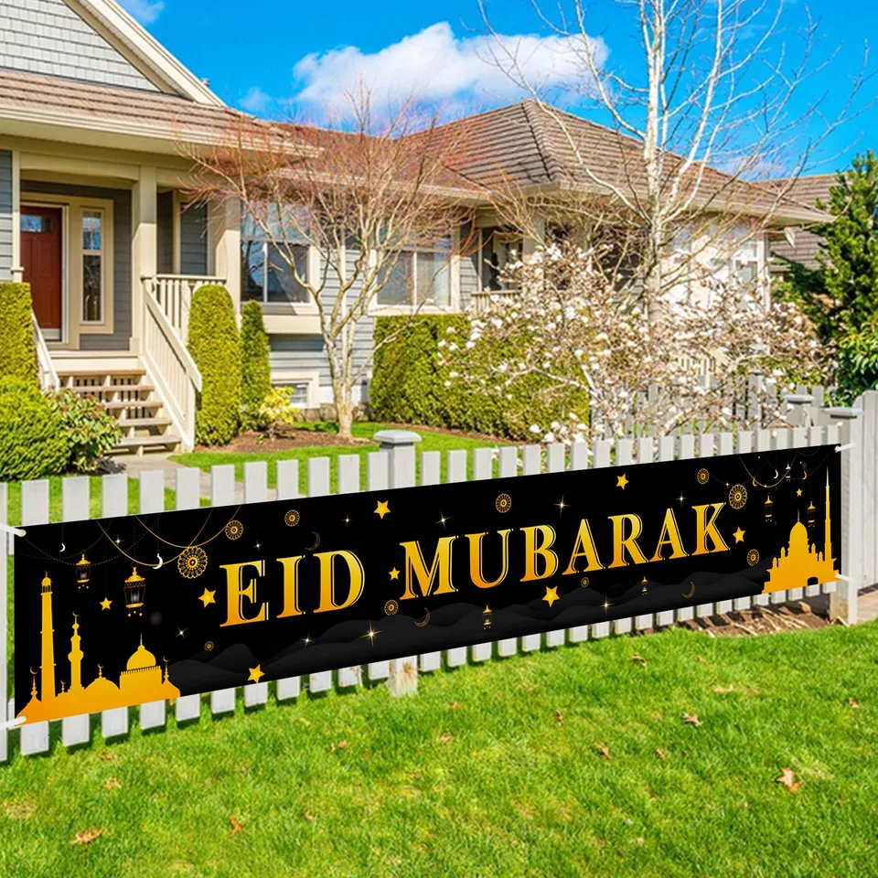 howaf-eid-mubarak-banner-stoff-180-x-30-cm-mond-stern image 1