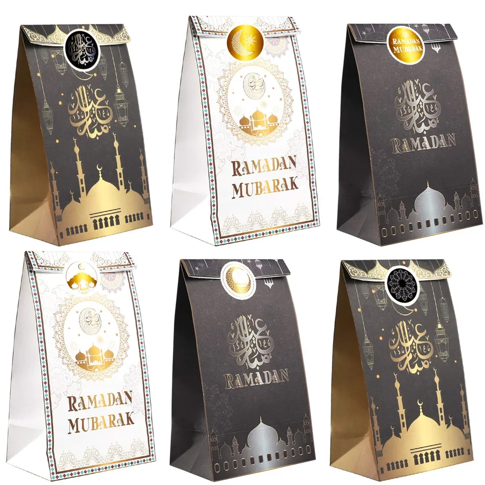howaf-eid-mubarak-papiert-ten-12-stk-kraftpapier-12x22-cm image 1
